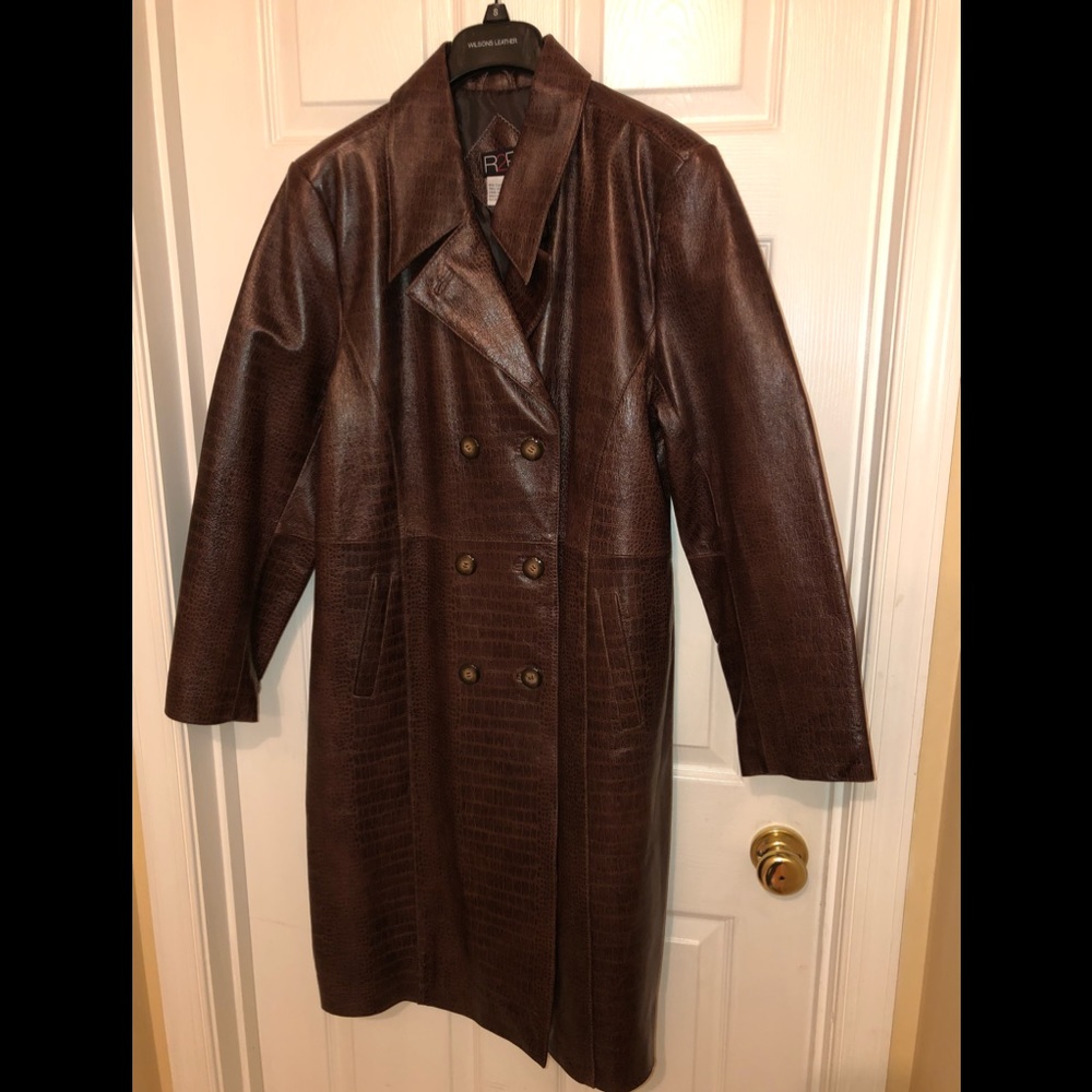 💯 % Leather Coat
